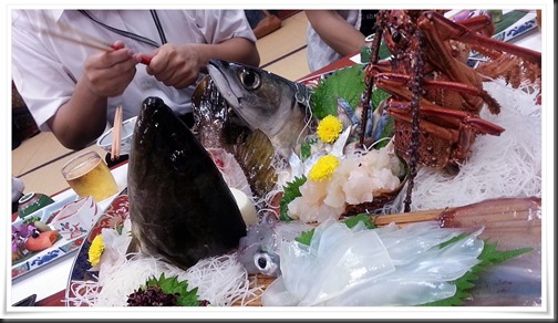 刺身盛り合わせ@料亭 金鍋 刺身盛り合わせ@料亭 金鍋