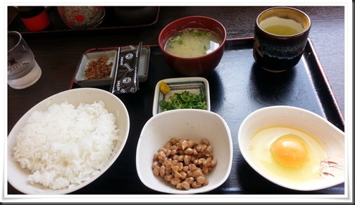 朝定食（納豆）＠資さんうどん鞘ヶ谷店