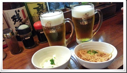 ビール＆小鉢＠食べ飲み処 てんやわん屋