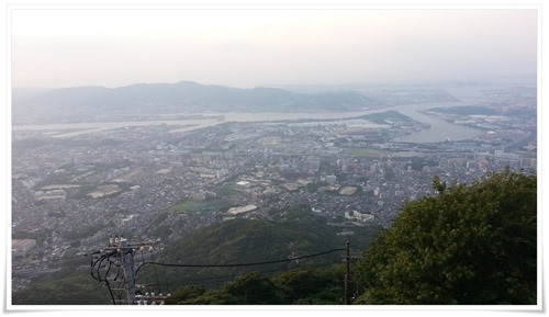 山麓駅からの風景＠皿倉山星空ビアガーデン