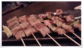 豚バラ＆ネギ間＠とり八 八幡駅前本店