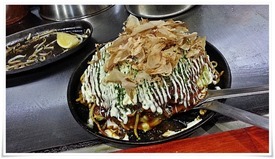 鉄板焼鶏 いしちゃん＠八幡西区黒崎のお好み焼きハーフサイズは普通のお店ではノーマルサイズ？