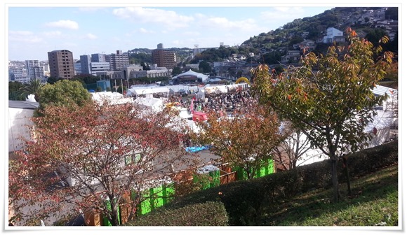 天気抜群の最終日＠まつり起業祭八幡2014