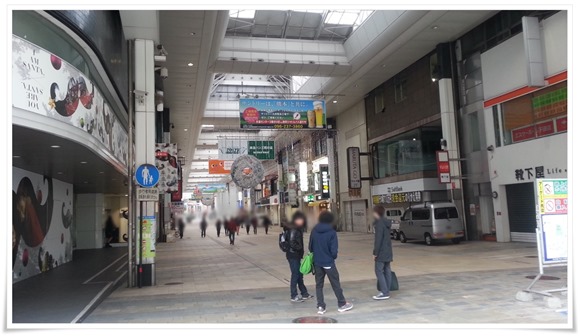 熊本下通りアーケード(通町筋方面から) 熊本下通りアーケード(通町筋方面から)