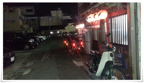 宝来ラーメン＠宮崎市中央通 店舗入口