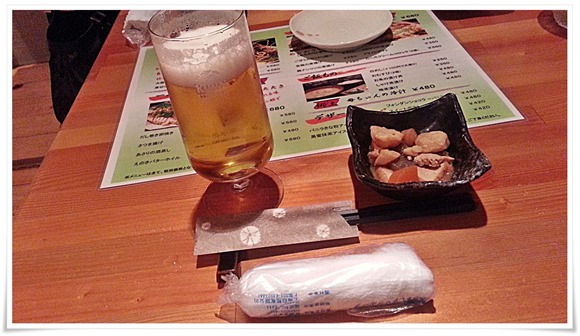 生ビールで乾杯@郷土旬彩 もも鐵 えん 生ビールで乾杯@郷土旬彩 もも鐵 えん