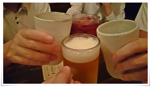 生ビールで乾杯＠餃子屋 東天紅 黒崎