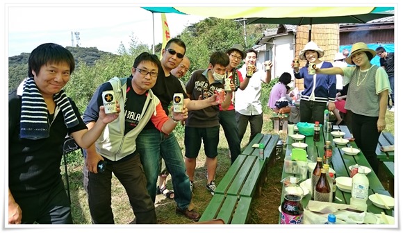 野外貸しバーベキュー場 八幡村＠JR枝光駅近くにて青空の中でBBQ大会を開催しました！