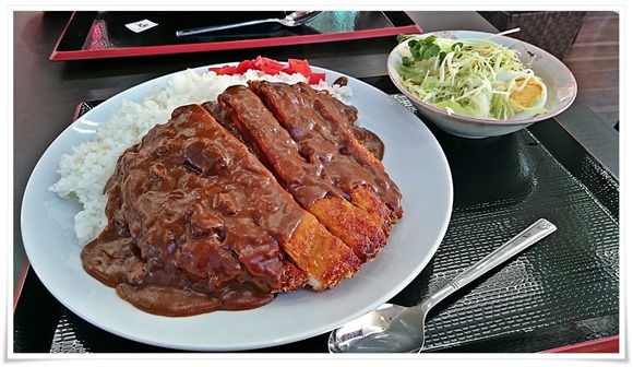 チキンカツカレー大盛り＠とり安食堂 大畠店