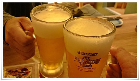 ビールで乾杯＠九州うまいもん酒場 スス