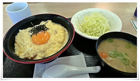 たまご丼セット登場＠かつや北九州上の原店