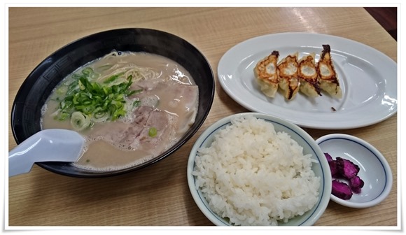 ラーメン＋Aセット＠長浜ナンバーワン長浜店