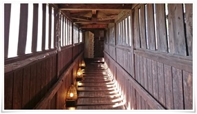 風情のある廊下＠旅館 やまの湯