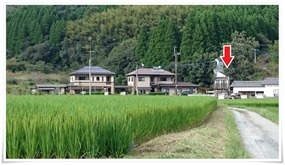 田んぼ道のさらに先＠やまと旅館