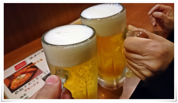 生ビールで乾杯＠ラ・コメータ（小倉十三区）