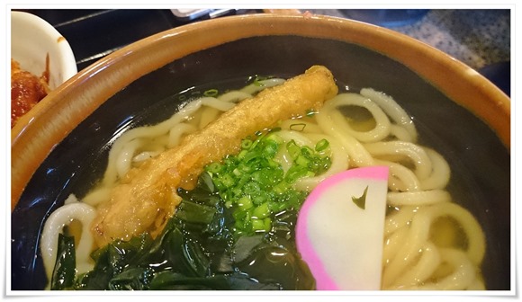 ヤング定食のうどん＠出雲そば スピナ大手町店