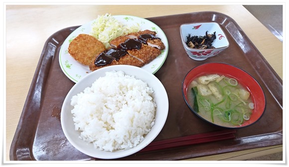 チキンカツ定食＠福大第三食堂