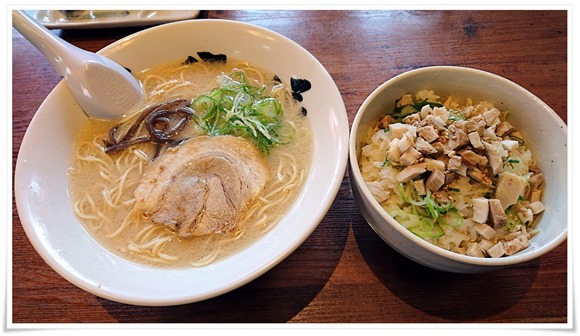 焼豚丼セット＠六分儀ラーメン