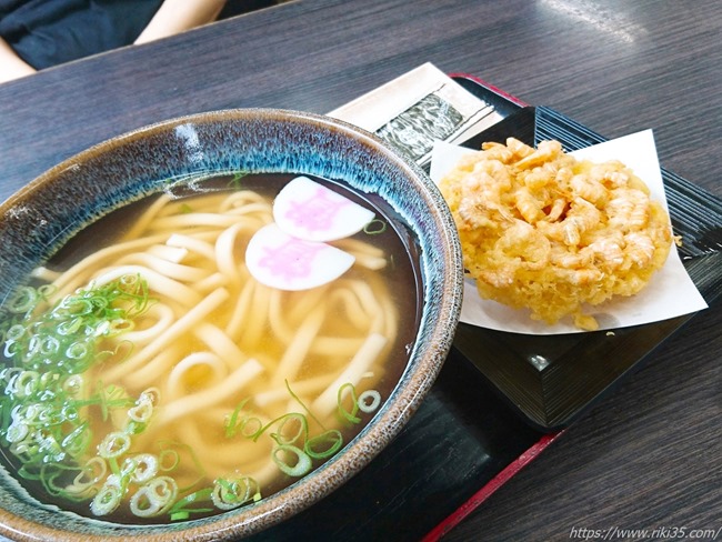 エビ天うどん＠資さんうどん中間店