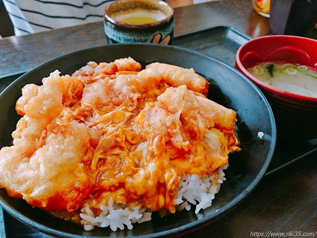 鶏天とじ丼＠資さんうどん新池店