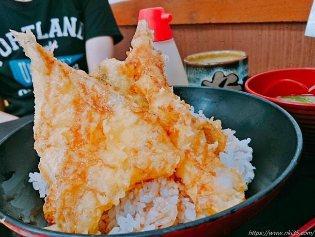 天丼アップ＠資さんうどん鞘ヶ谷店