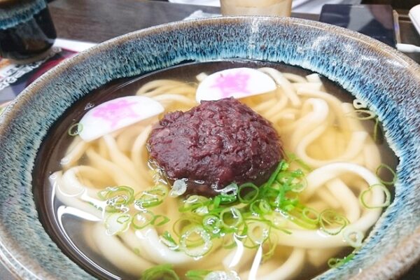 ぼた餅うどん＠資さん