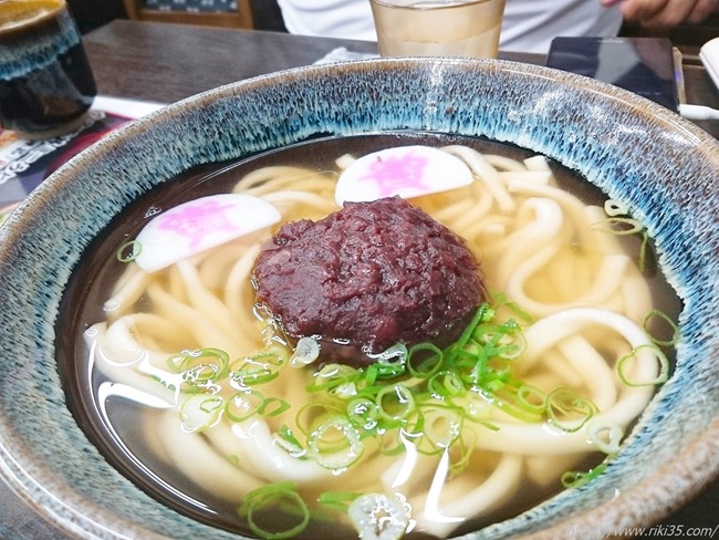 ぼた餅うどん＠資さん