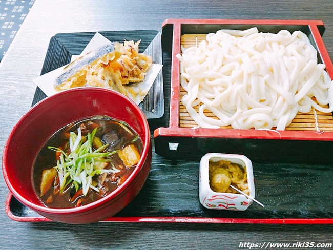 秋ナスつけうどんセット＠資さんうどん貴船店