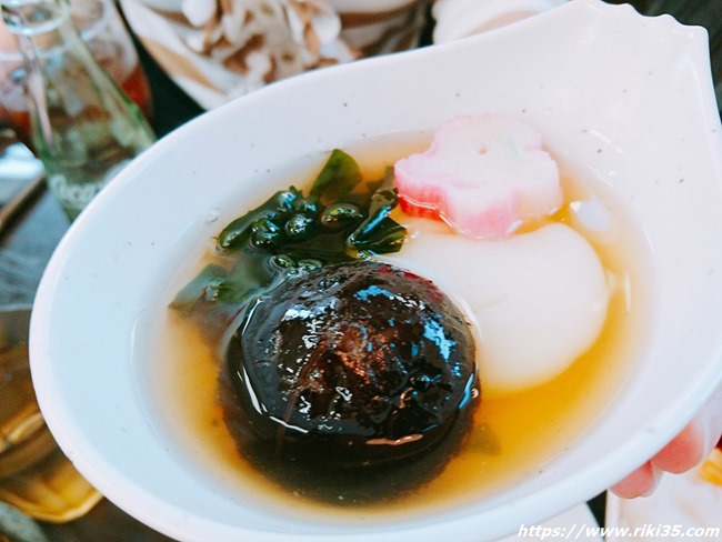 雑煮完成@資さんうどん陣山店 雑煮完成@資さんうどん陣山店