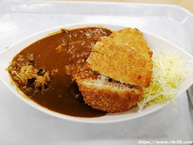 自然豚カツカレー＠長崎大学