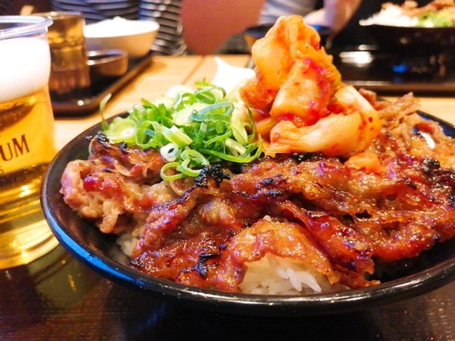 キムチカルビ丼大盛り＠韓丼