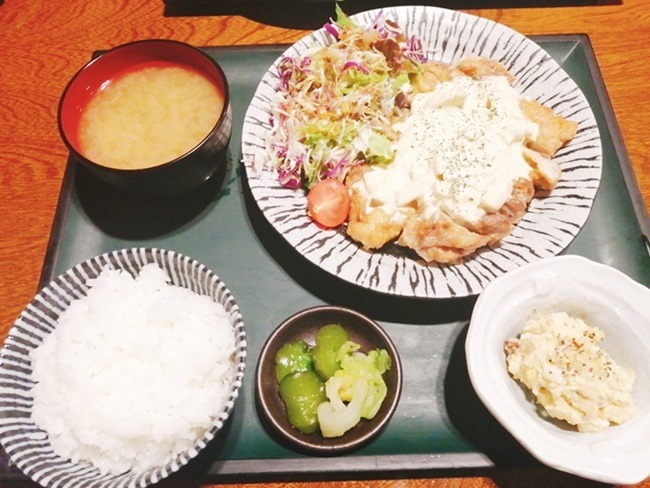 チキン南蛮定食＠元気食堂まるみや