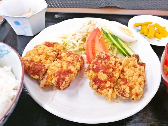 チキンタツタ定食＠良いかげん食堂 徳ちゃん