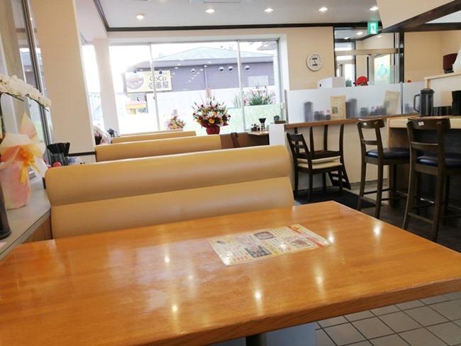テーブル席＠八幡のチャンポン平野店
