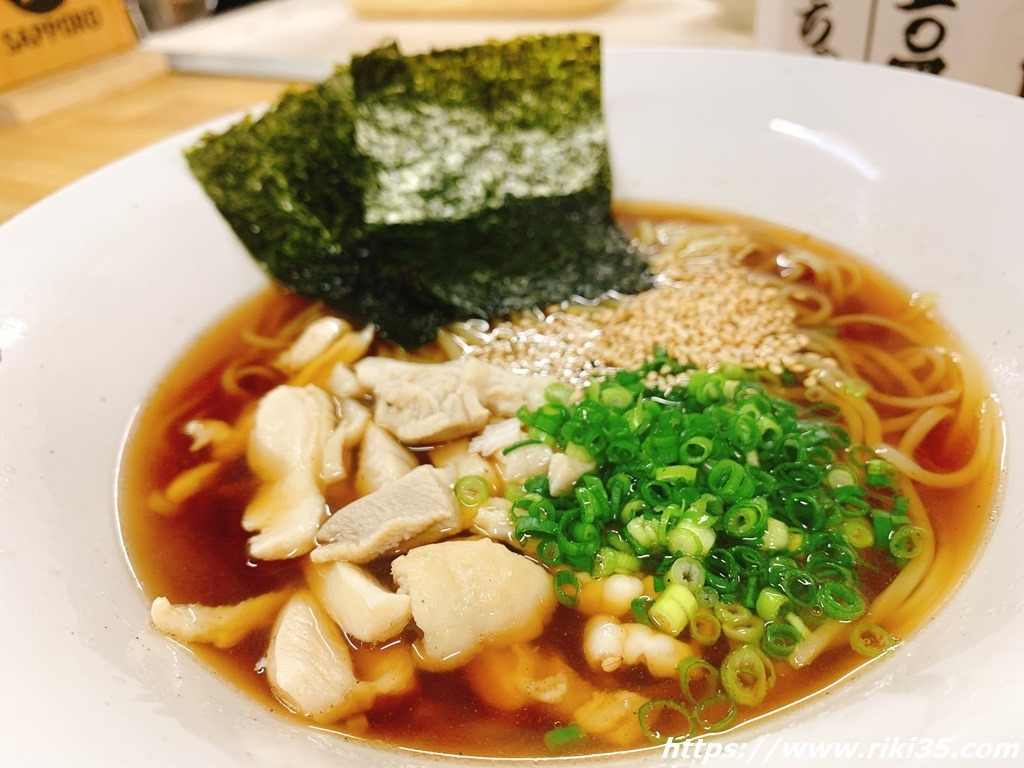 鶏しょうゆラー麺＠朝麺'sいしちゃん