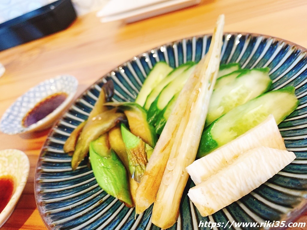 100年床のお漬もの＠ぬかと料理とお酒ミサヲ