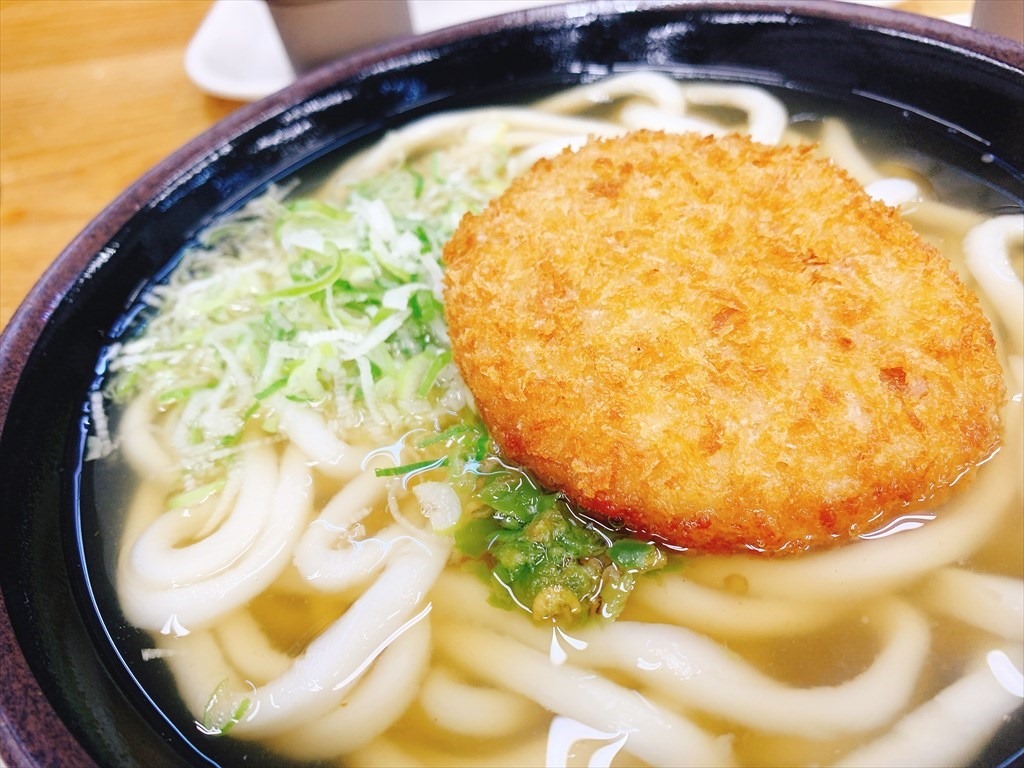 コロッケうどん