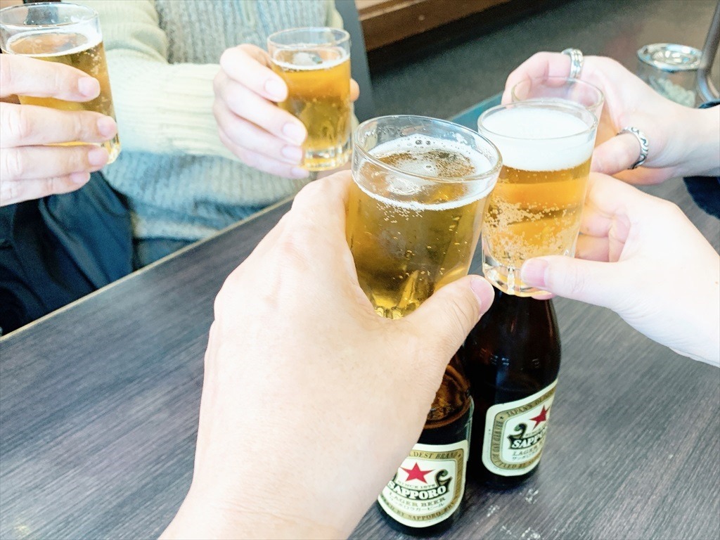 赤星で乾杯！